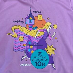 Run Disney Women's Purple 2024 Princess Enchanted 10k Tee